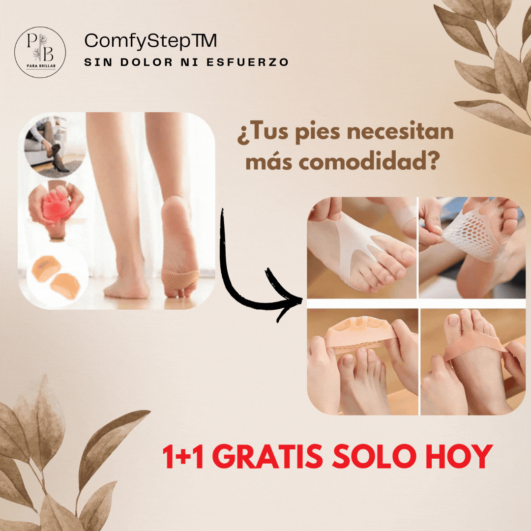 1+1 GRATIS ComfyStep™- Libertad para tus pies, sin dolor ni esfuerzo.